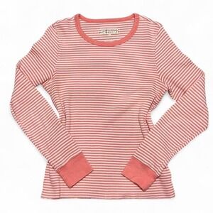 American‎ Eagle Women's Long Sleeve Shirt Striped Size Medium Preppy Lounge